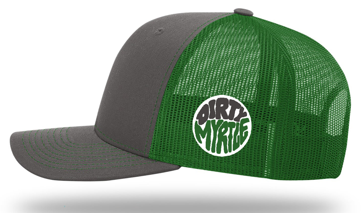 MB Shield - Richardson 112 Snapback - Charcoal/Kelly Green