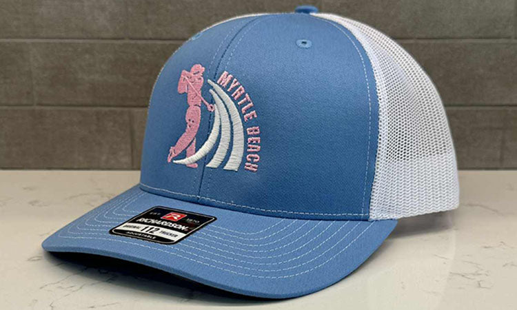 Myrtle Beach Golf - 112 Snapback Columbia Blue/White