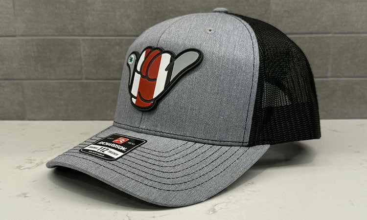 Ohio State Buckeyes PVC Patch Hang Loose - 112 Snapback Gray/Black