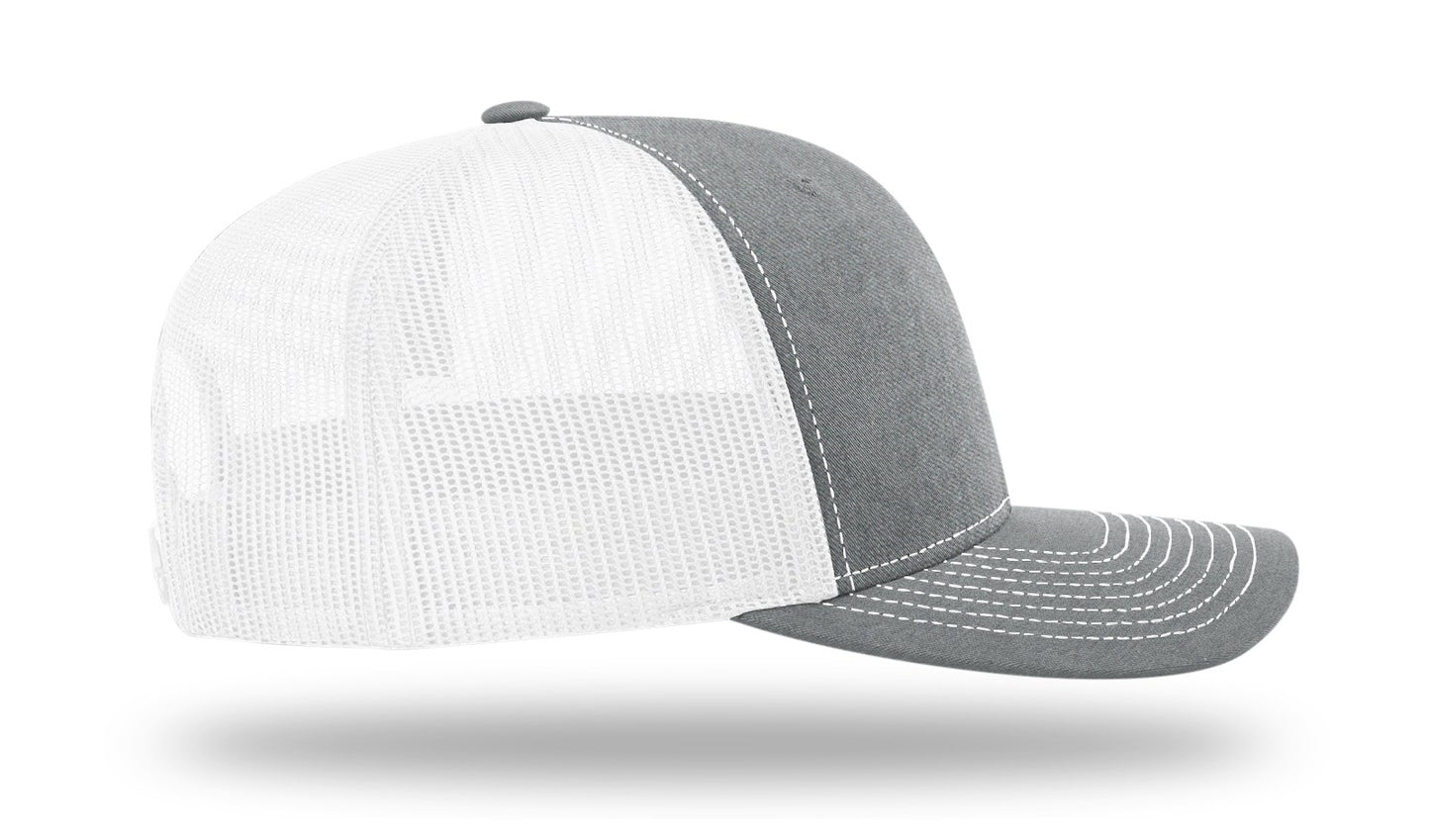 USA Flag PVC Patch Hang Loose - R112 Snapback Heather Gray/White