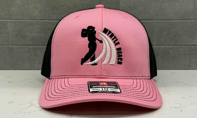 Myrtle Beach Golf - 112 Snapback Pink/Black