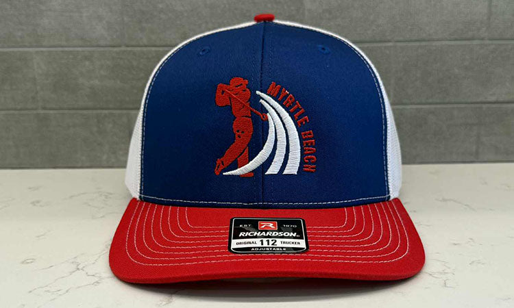 Myrtle Beach Golf - 112 Snapback Royal/White/Red