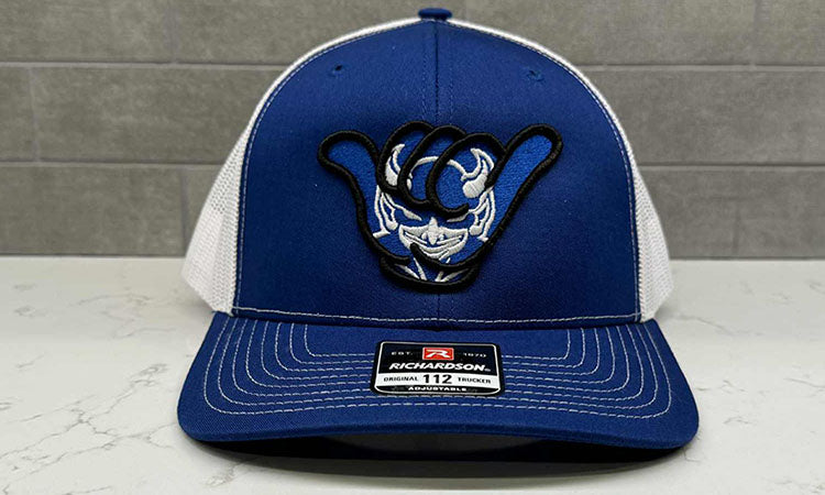 Blue Devils Hang Loose - Richardson 112 Royal Blue/White Snapback