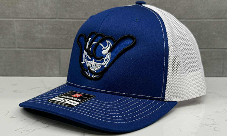 Blue Devils Hang Loose - Richardson 112 Royal Blue/White Snapback