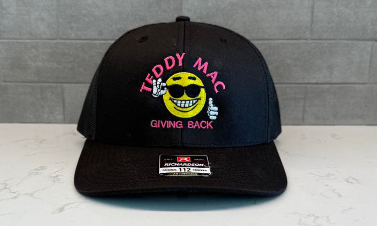 Teddy Mack Giving Back - 112 Richardson Snapback Solid Black OG