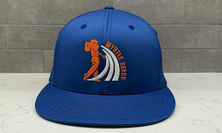 Myrtle Beach Golf Hat - Richardson PTS30 Royal Blue
