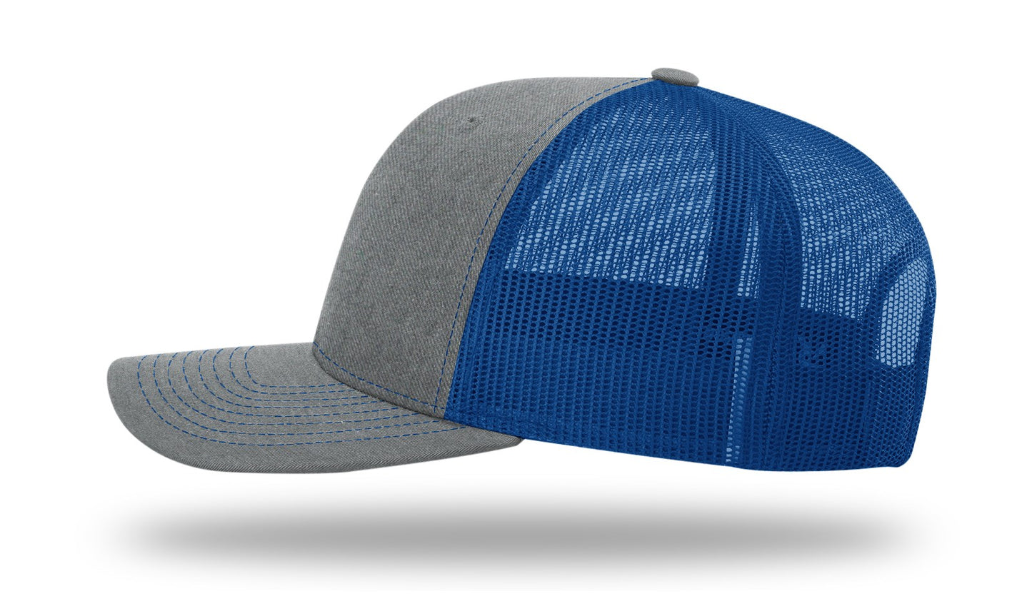 Homeplate USA Flag - R112 Heather Gray/Royal Blue