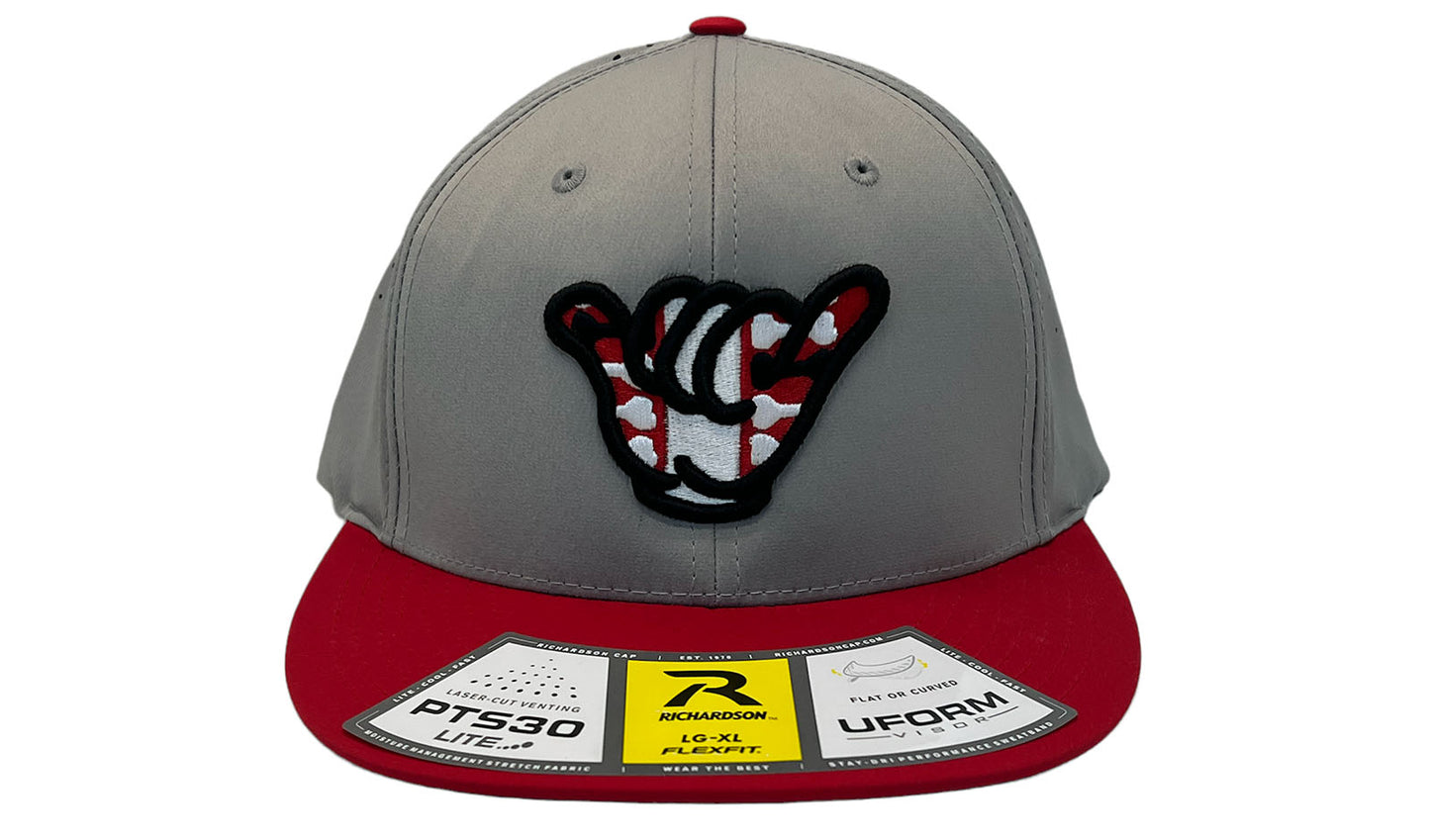 Hang Loose Hand Sports - PTS30 Gray/Red - Georgia Bulldawgs