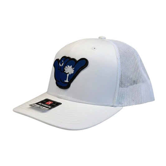 South Carolina Flag PVC Patch Hang Loose - 112 Snapback Solid White