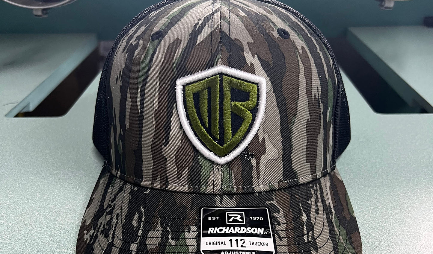 MB Shield - Richardson 112P Snapback - Realtree Black Hunter Green