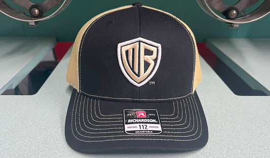 MB Shield - Richardson 112 Snapback - Black/Vegas Gold