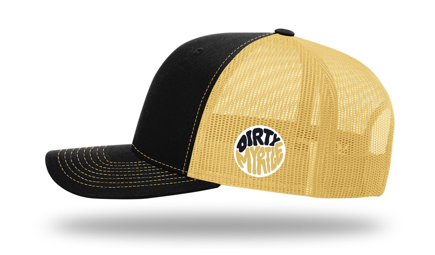 MB Shield - Richardson 112 Snapback - Black/Vegas Gold