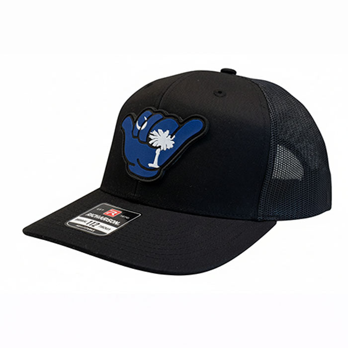 South Carolina Flag PVC Patch Hang Loose - 112 Snapback Solid Black