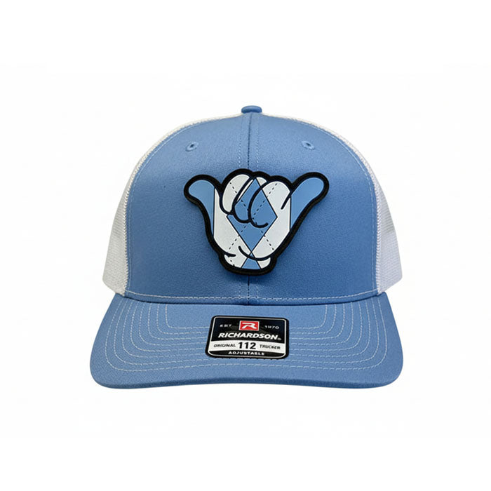Tarheels PVC Patch Hang Loose - 112 Snapback Columbia Blue/White