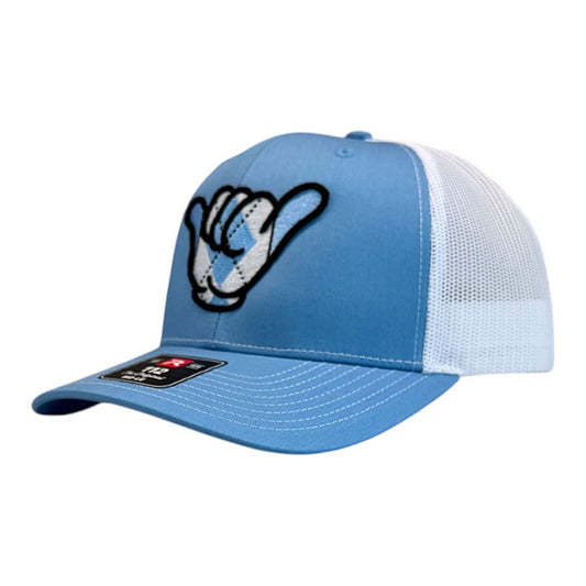 UNC Tarheels Hang Loose - 112 Snapback Columbia Blue/White
