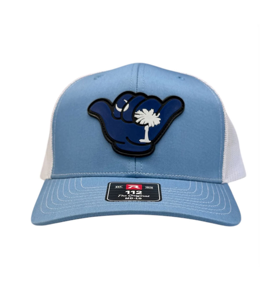 SC Flag PVC Patch Hang Loose - 112 Snapback CB/White