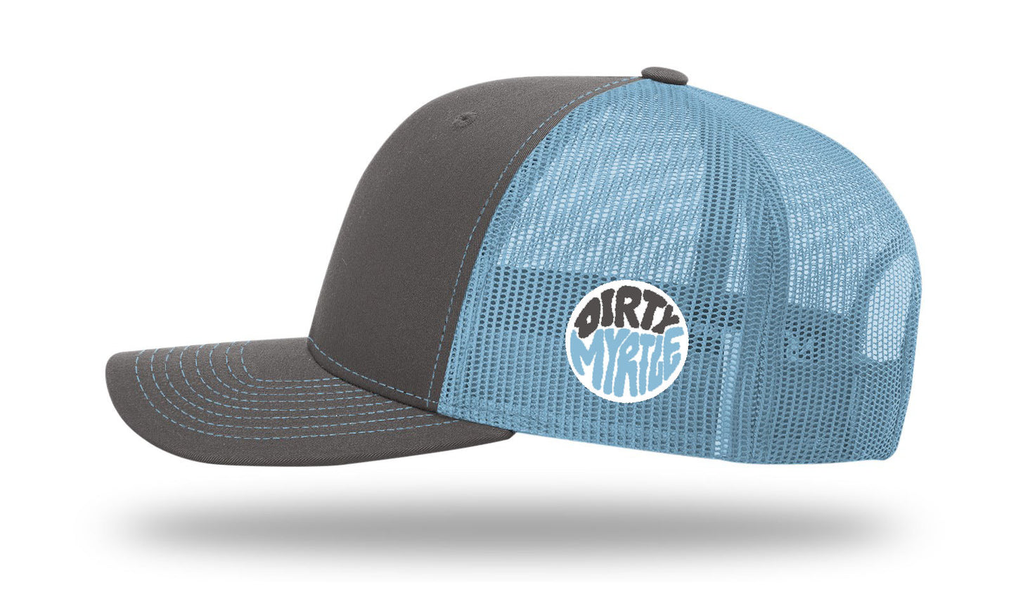 MB Shield - Richardson 112 Snapback - Charcoal/Columbia Blue