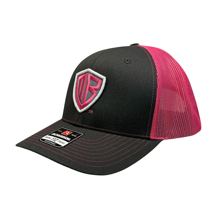 MB Shield - Richardson 112 Snapback - Charcoal/Neon Pink