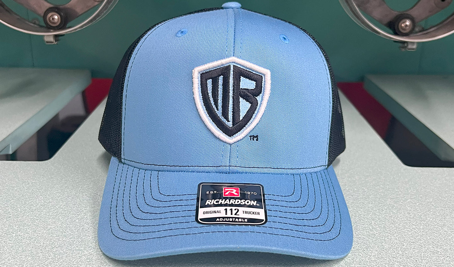 MB Shield - Richardson 112 Snapback - Columbia Blue/Black