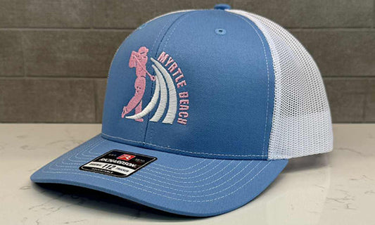 Myrtle Beach Golf  - 112 Snapback Columbia Blue/White