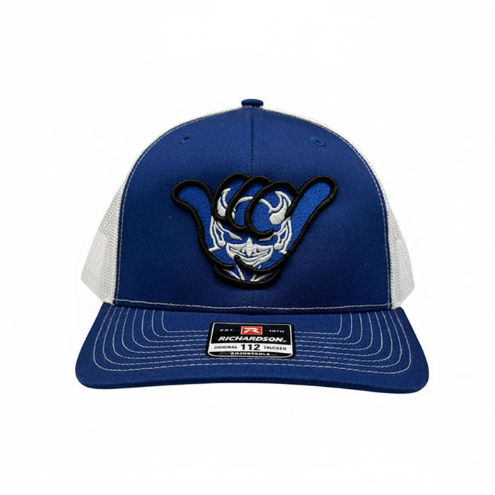 Blue Devils Hang Loose - Richardson 112 Royal Blue/White Snapback