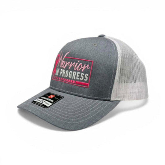 Cancer Warrior in Progress - R112 Heather Gray/White