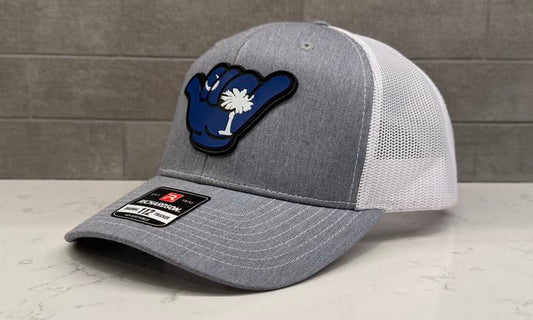 South Carolina Flag PVC Patch Hang Loose - 112 Snapback Gray/White