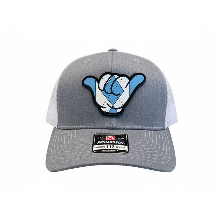 Tarheels PVC Patch Hang Loose - 112 Snapback Heather Gray/White
