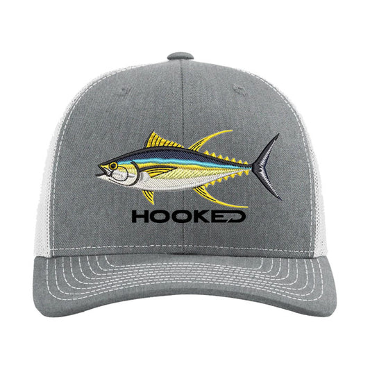 112 Heather Gray/White - Yellow Fin Tuna
