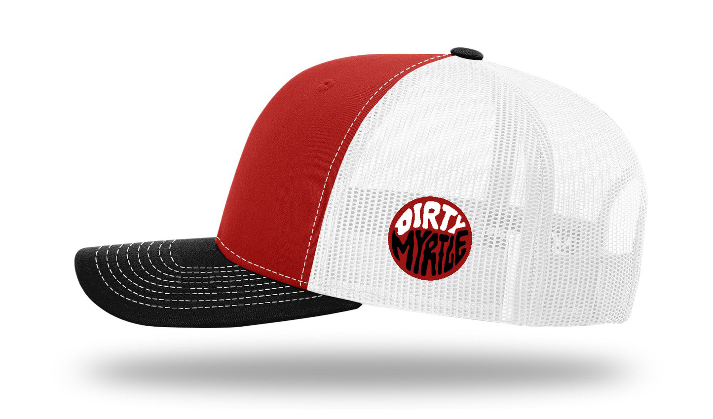 MB Shield - Richardson 112 Snapback - Red/White/Black