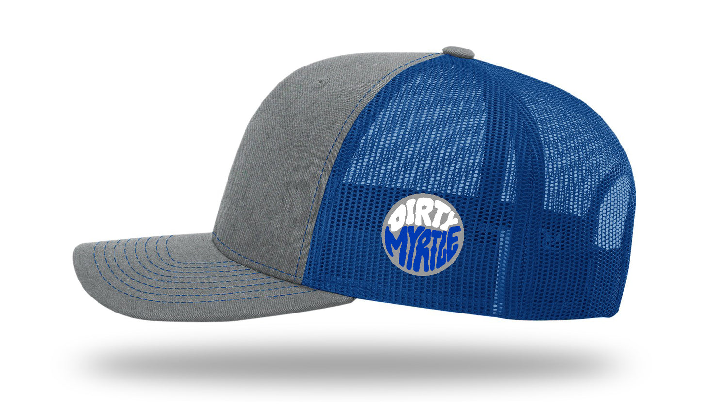 MB Shield - Richardson 112 Snapback - Heather Gray/Royal