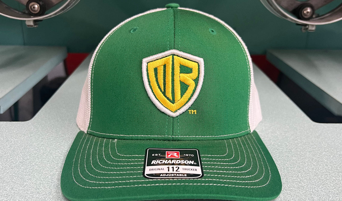 MB Shield - Richardson 112 Snapback - Kelly Green/White/Gold