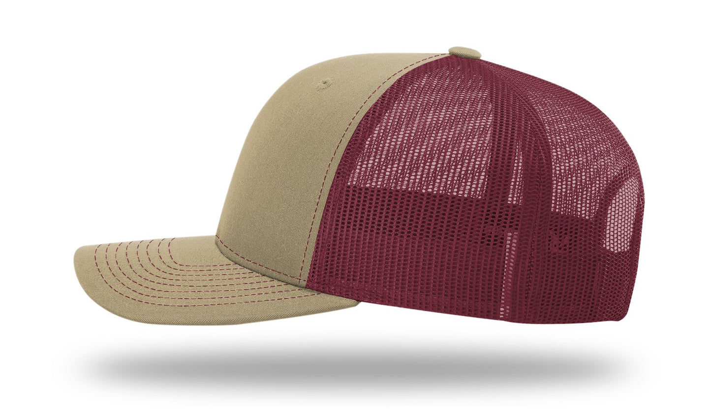 Florida State Seminoles Hang Loose - Richardson 112  Khaki/Burgundy Snapback