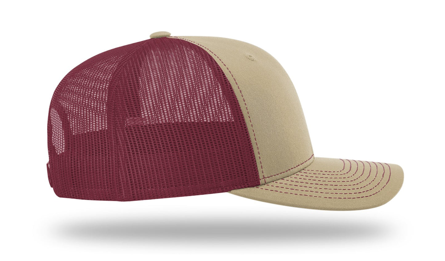 Florida State Seminoles Hang Loose - Richardson 112  Khaki/Burgundy Snapback