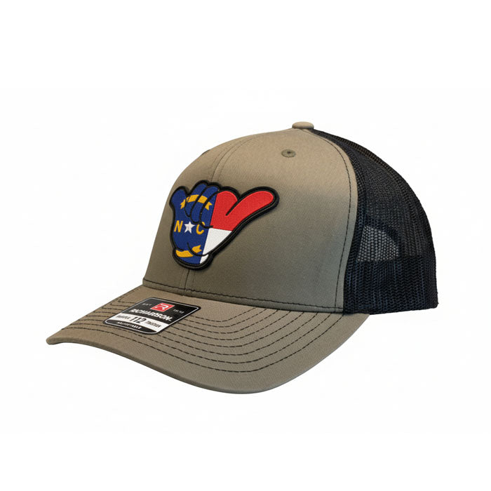 North Carolina Flag PVC Patch Hang Loose - 112 Snapback Loden/Black