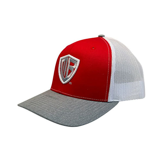 MB Shield - Richardson 112 Snapback - Red/White/Silver