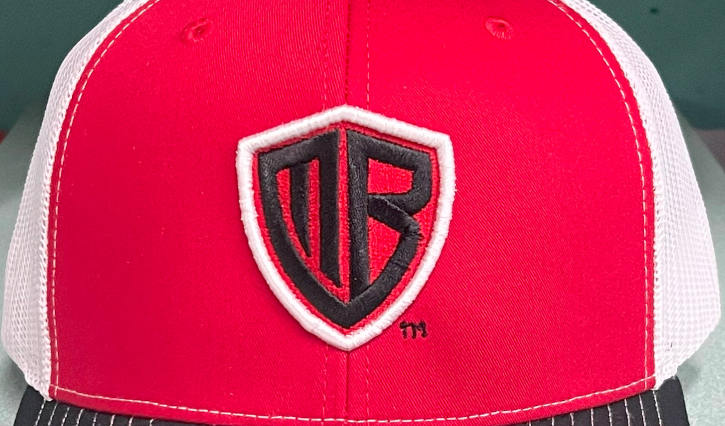 MB Shield - Richardson 112 Snapback - Red/White/Black