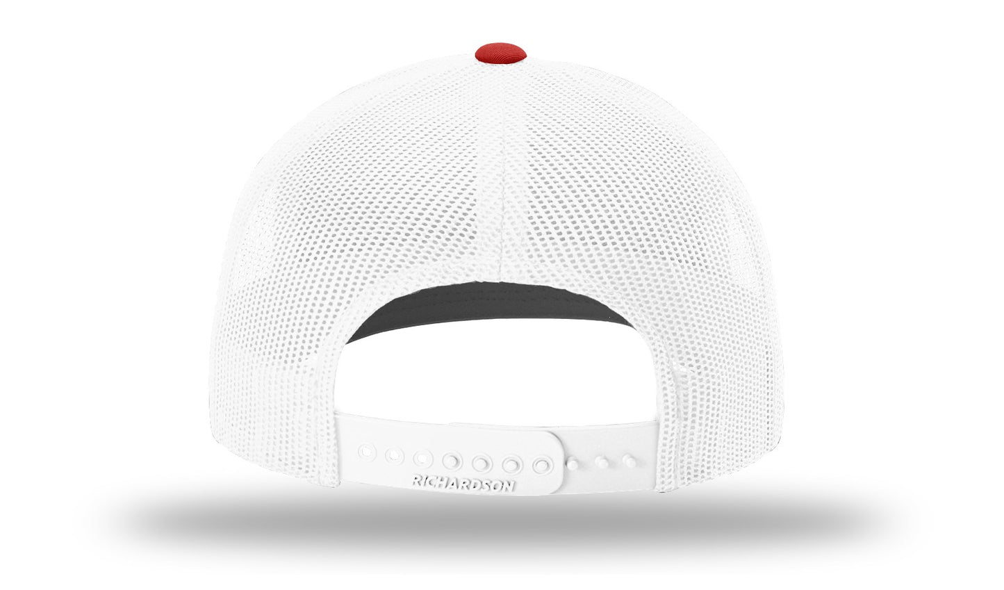 Richardson 112 Mesh Snapback Trucker Caps - Royal Blue/White/Red