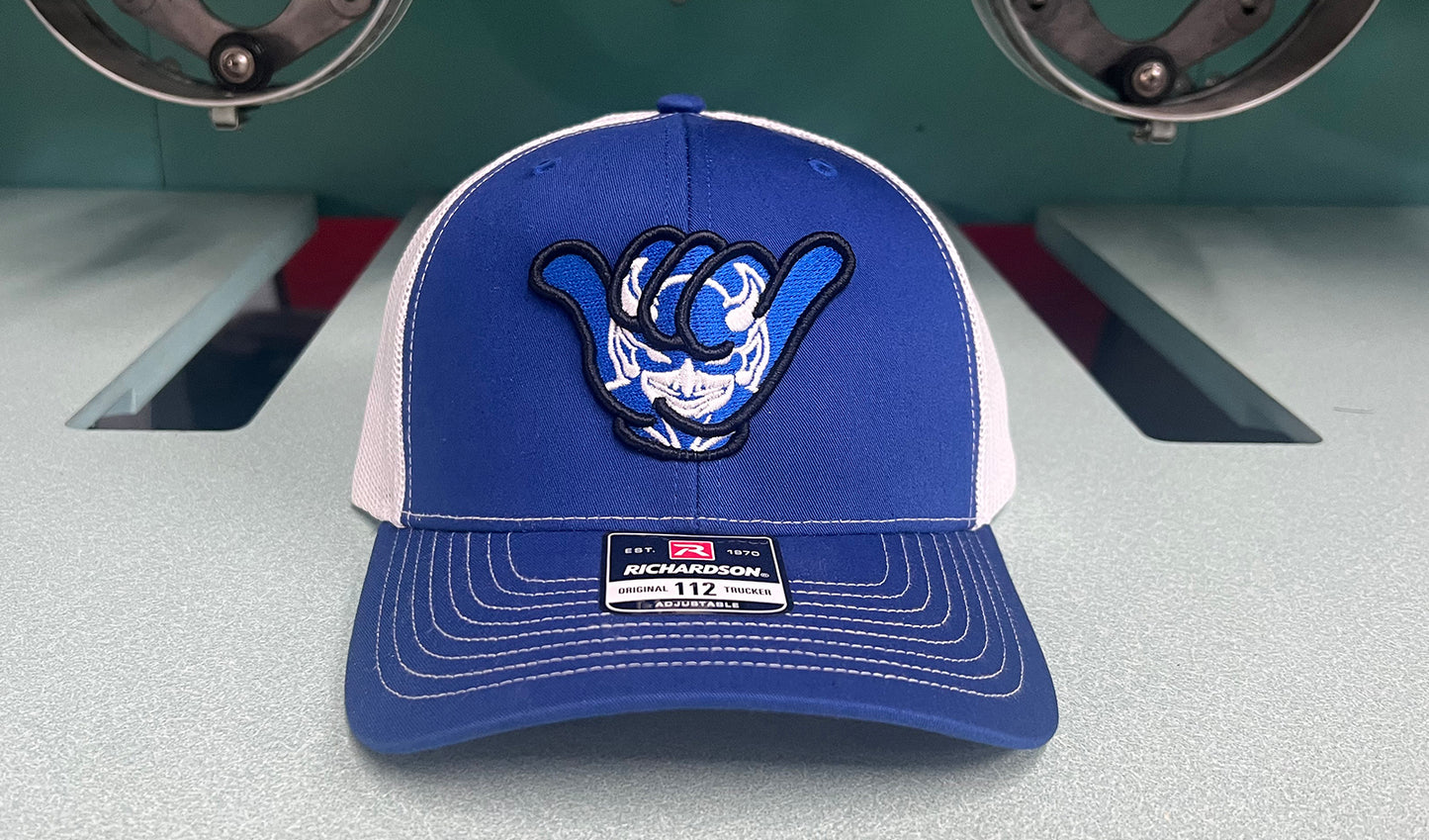 Blue Devils Hang Loose - Richardson 112 Royal Blue/White Snapback