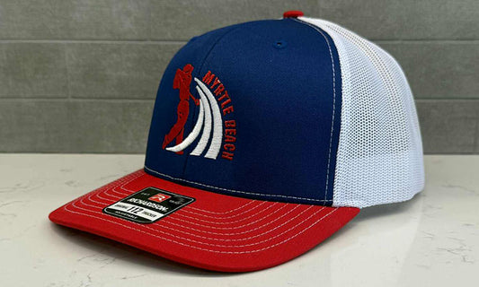 Myrtle Beach Golf  - 112 Snapback Royal/White/Red