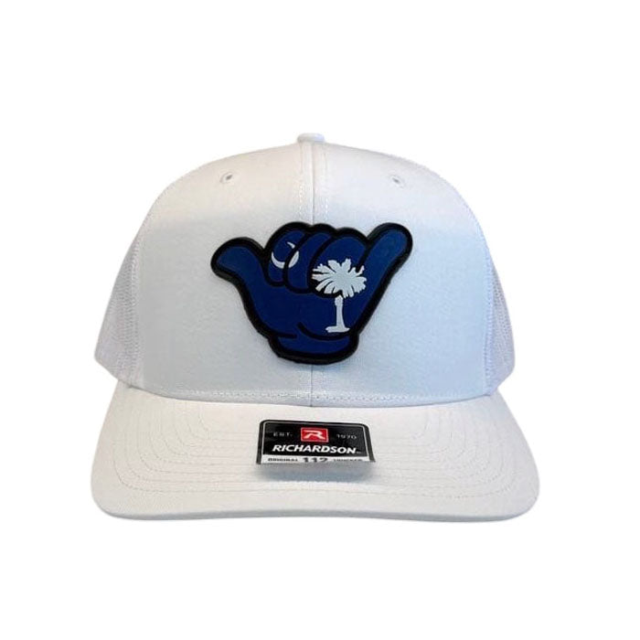South Carolina Flag PVC Patch Hang Loose - 112 Snapback Solid White