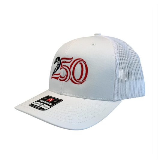 250 Hat - Richardson 112 Snapback Solid White