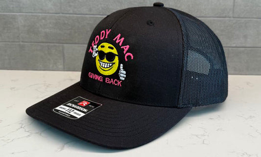 Teddy Mack Giving Back - 112 Richardson Snapback Solid Black OG