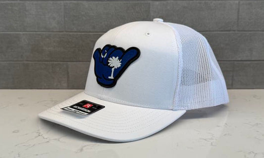 South Carolina Flag PVC Patch Hang Loose - 112 Snapback Solid White