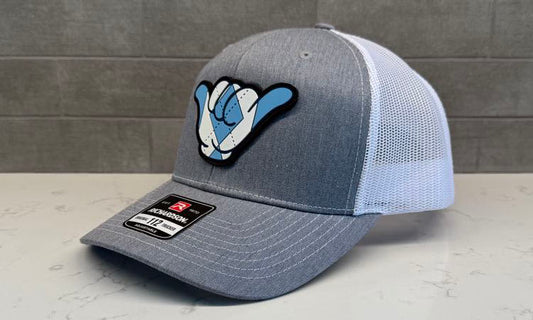 Tarheels PVC Patch Hang Loose - 112 Snapback Heather Gray/White