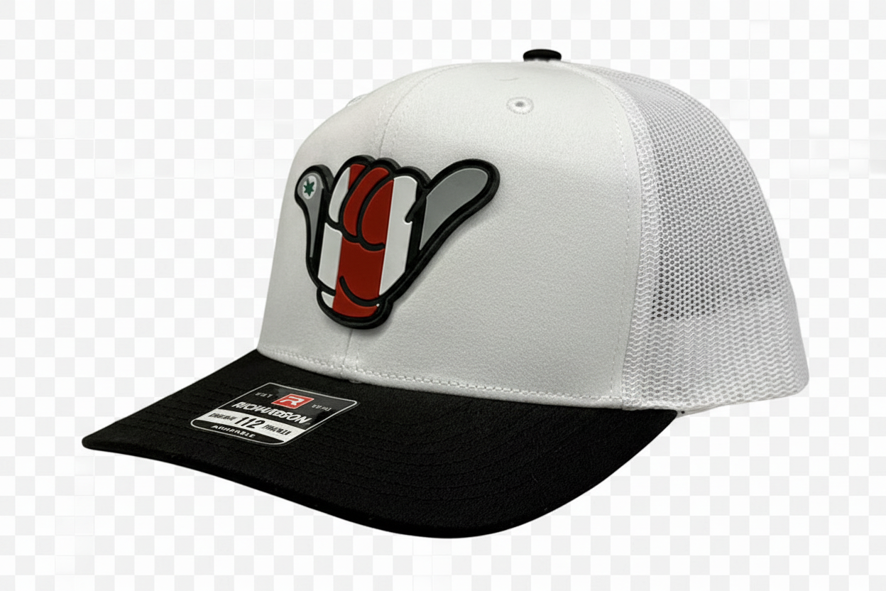 Buckeyes  PVC Patch Hang Loose - 112 Snapback White/Black