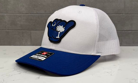 South Carolina Flag PVC Patch Hang Loose - 112 Snapback White/Royal Blue