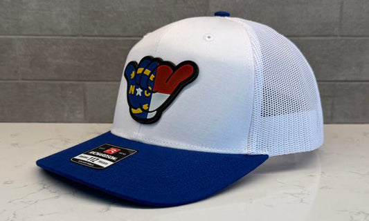 North Carolina Flag PVC Patch Hang Loose - 112 Snapback Red/White
