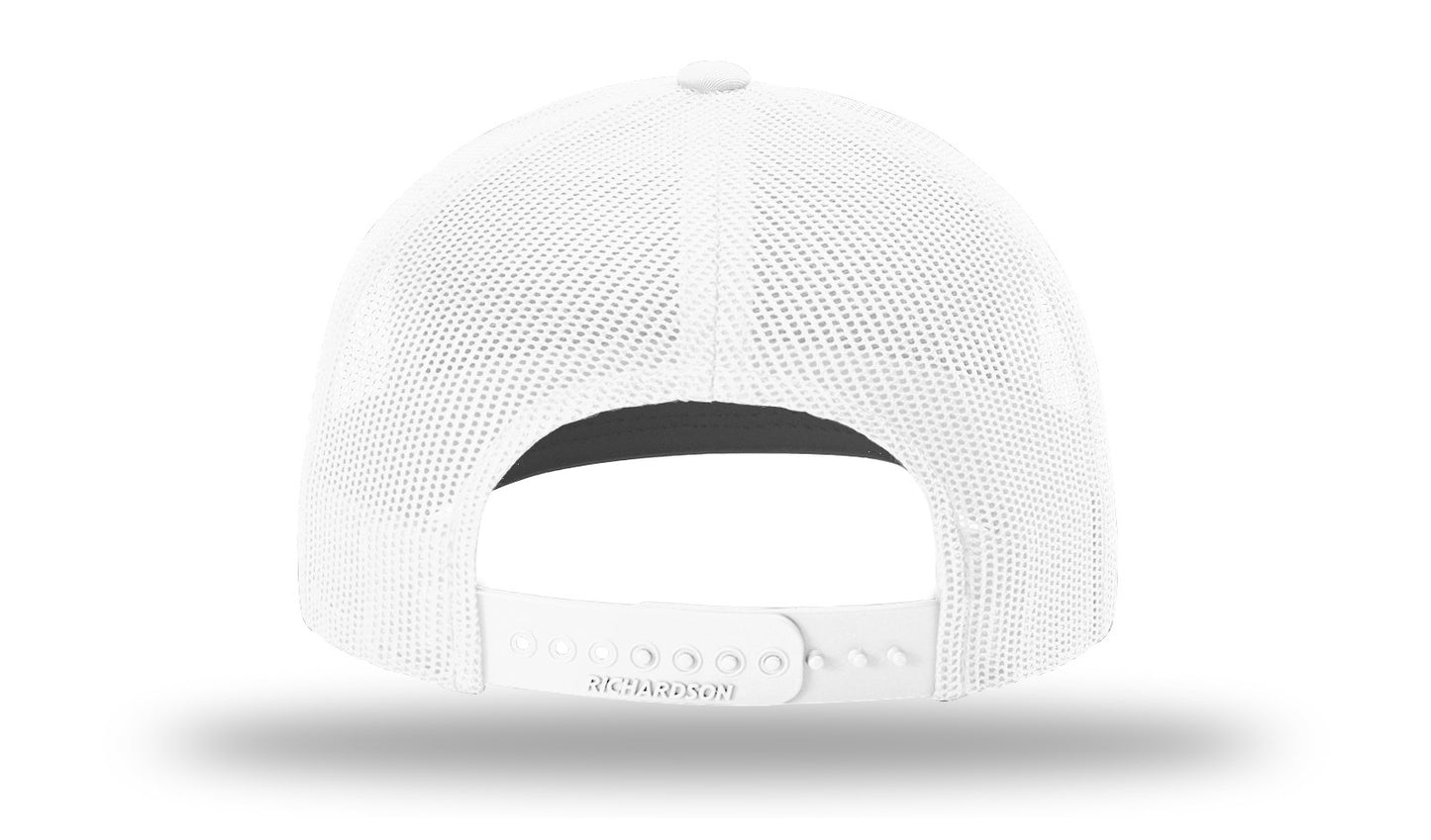 USA Hat - Richardson 112 Snaback Solid White