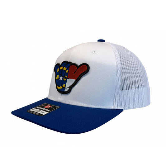 North Carolina Flag PVC Patch Hang Loose - 112 Snapback Red/White
